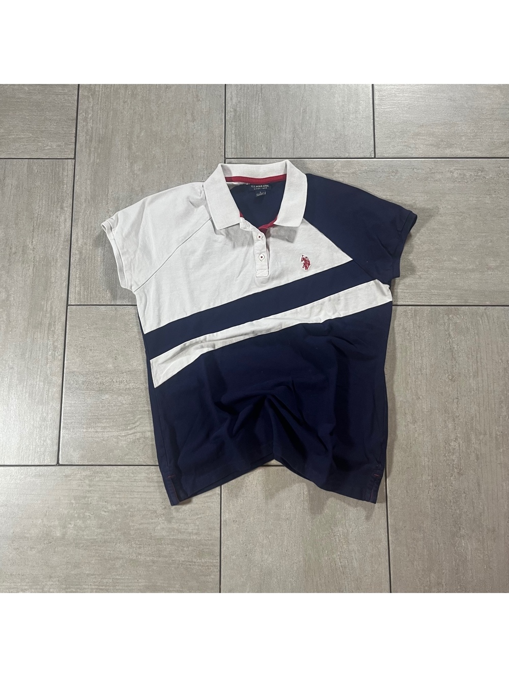 U.S. Polo Assn. Colorblock Polo Shirt Large